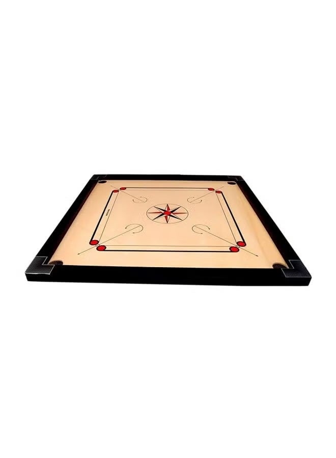 Easy Shop Wooden Carrom Board Game with Smooth Playing Surface – Classic Indoor Board Game - Image 3